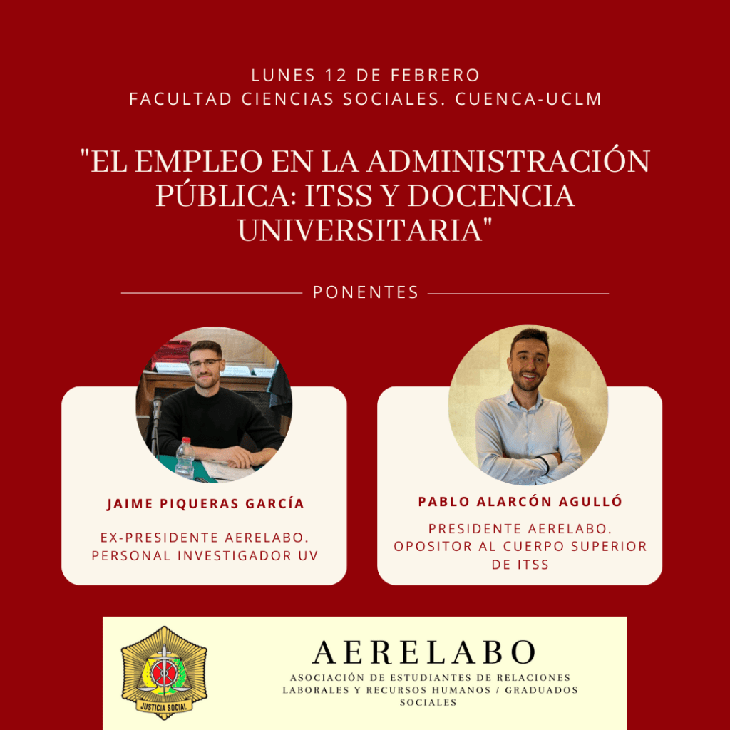 AERELABO participará en las Jornadas de Formación de la Facultad de Ciencias Sociales de Cuenca