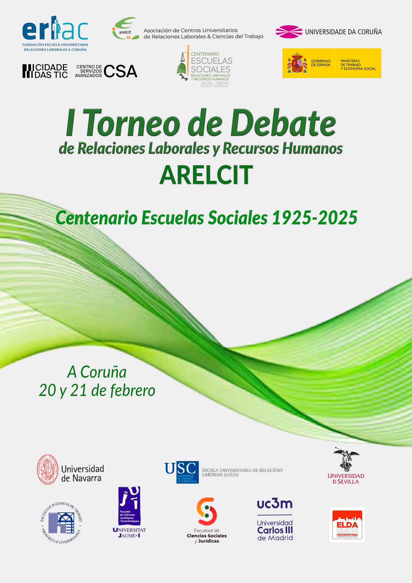 I Torneo Universitario de Debate en Relaciones Laborales ARELCIT