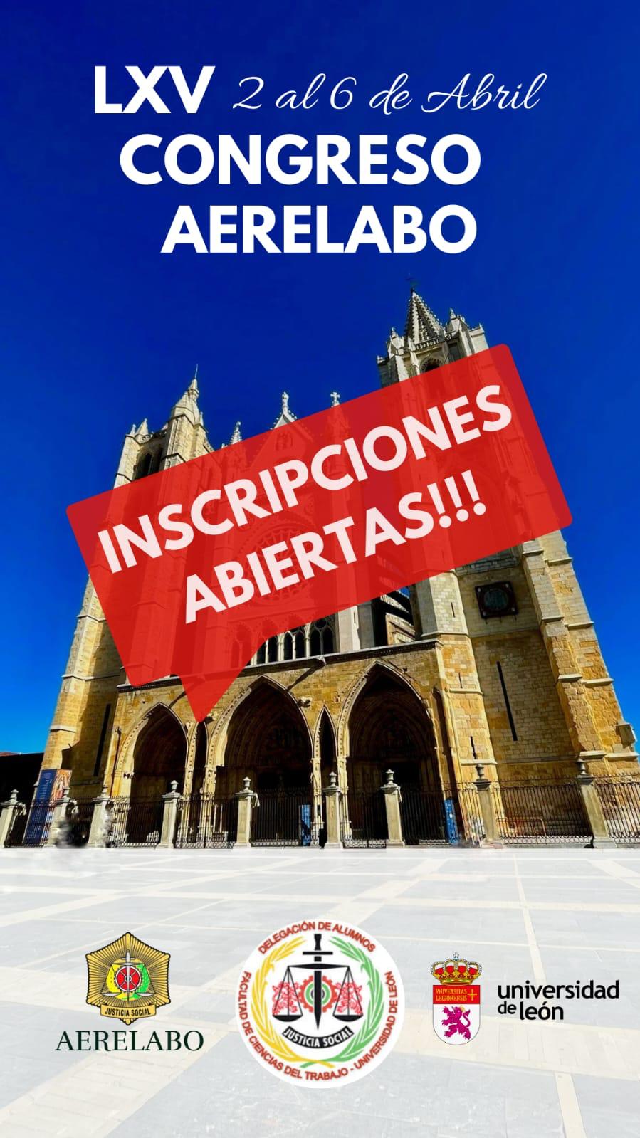 Inscripciones abiertas para el LX Congreso AERELABO
