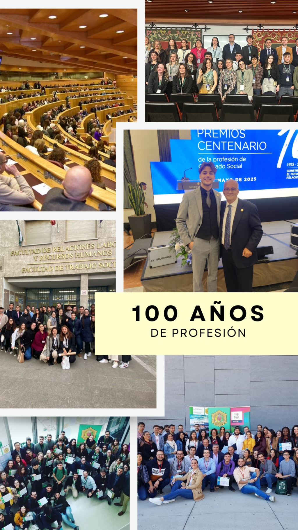 100 años de&nbsp;profesión