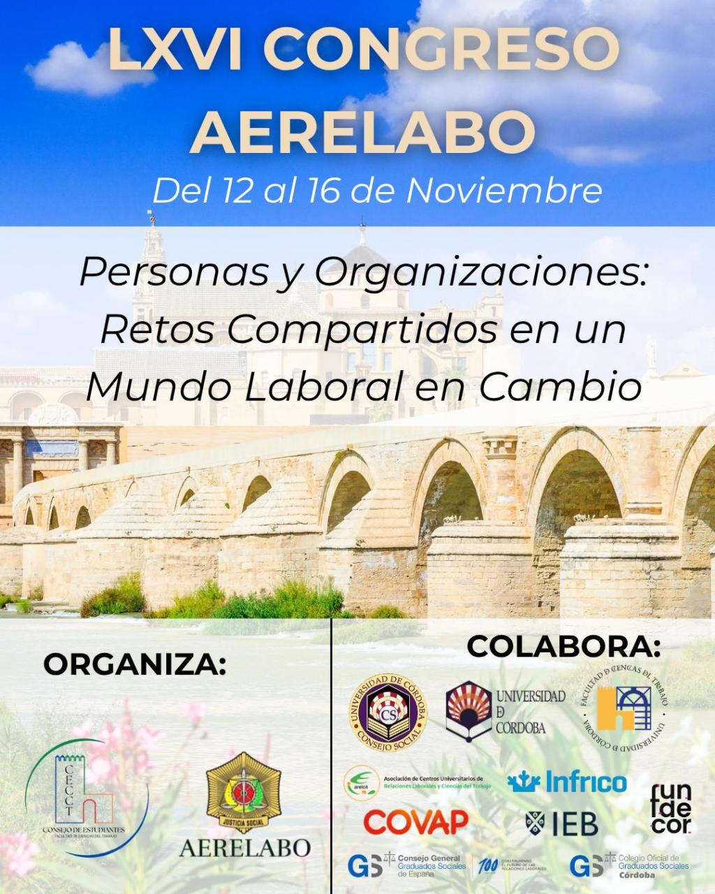 Córdoba será la sede del próximo Congreso de&nbsp;AERELABO